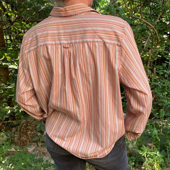 Orvis striped button down with 70s style - Picture 3 of 14